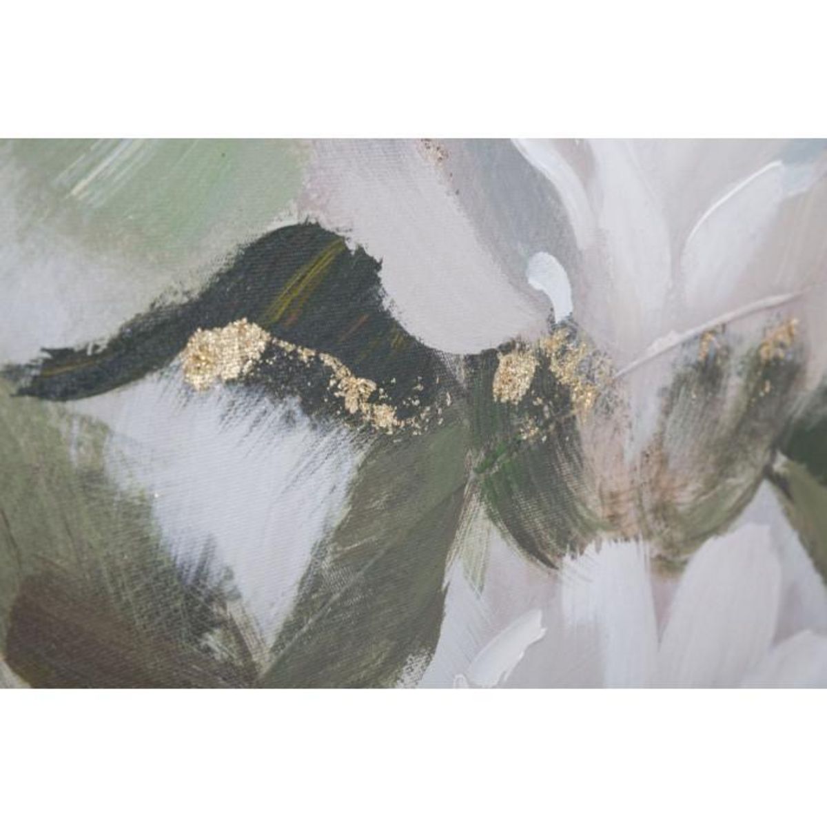 Paris Prix Toile Peinture Déco  Flower & Leaf  80x100cm Multicolore