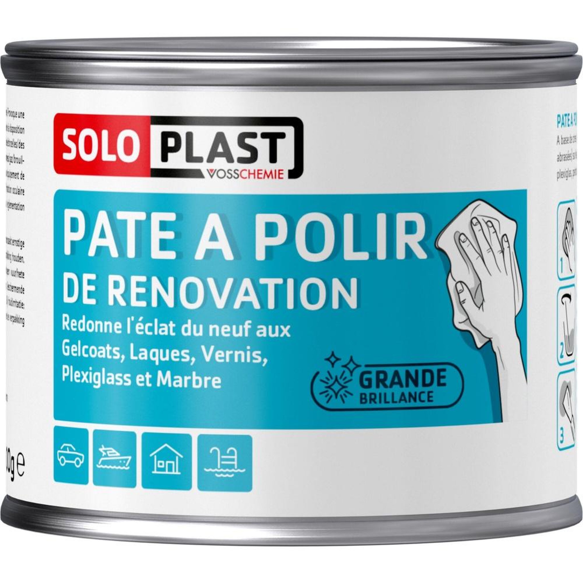Soloplast Pâte À Polir De Rénovation Soloplast, 200 G