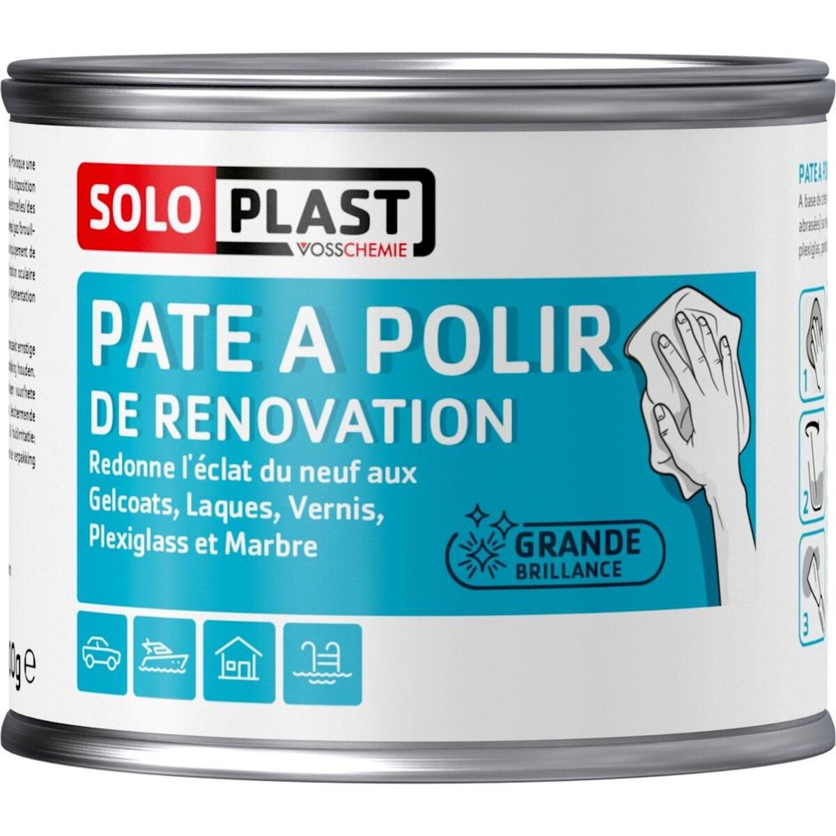 Soloplast Pâte À Polir De Rénovation Soloplast, 200 G