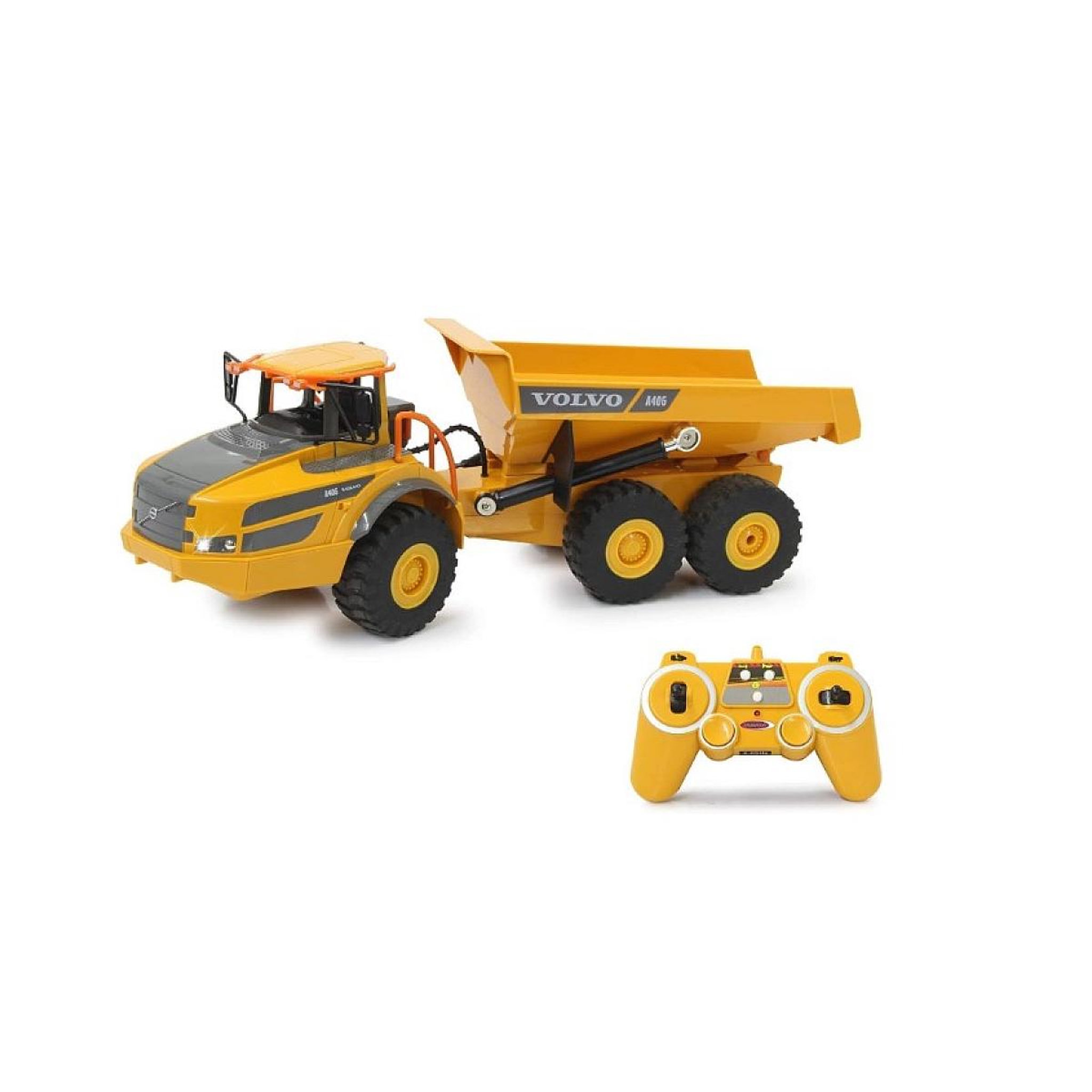 Jamara Voiture télécommandée Camion à benne Volvo A40 G 1:20 2,4GHz