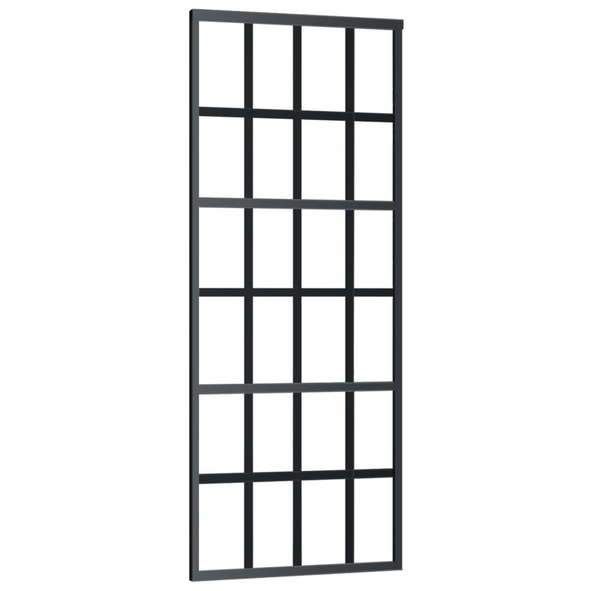 Voir la diapositive 3 : VIDAXL Porte coulissante et quincaillerie Verre ESG/Aluminium 76x205cm