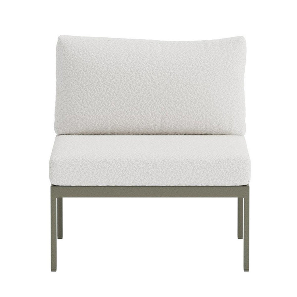 Paris Prix Module Canapé de Jardin Bouclette  Copacabana  74cm Marron