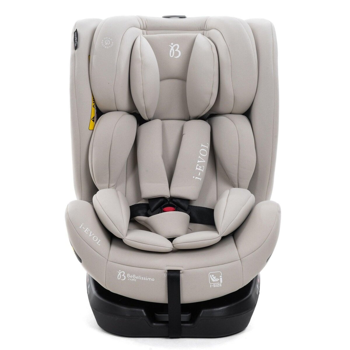BEBELISSIMO Bebelissimo - Siège auto Isofix - pivontant 360 ° - 40-150 cm -  0-36kg- i- Evol - beige