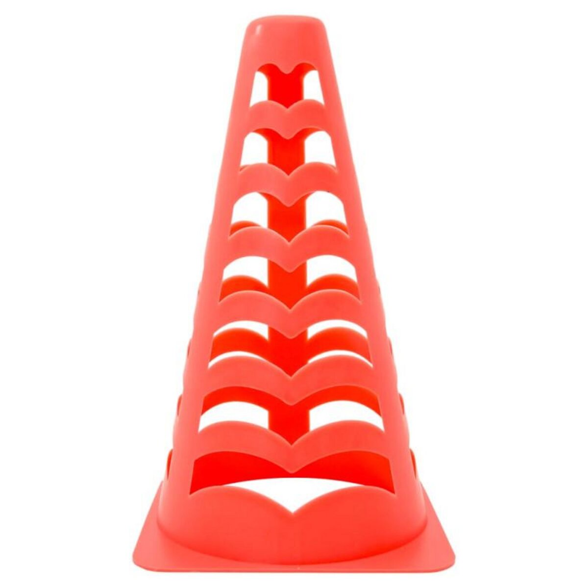 VIDAXL Cônes de football 6 pcs empilables orange 13x13x22,5 cm