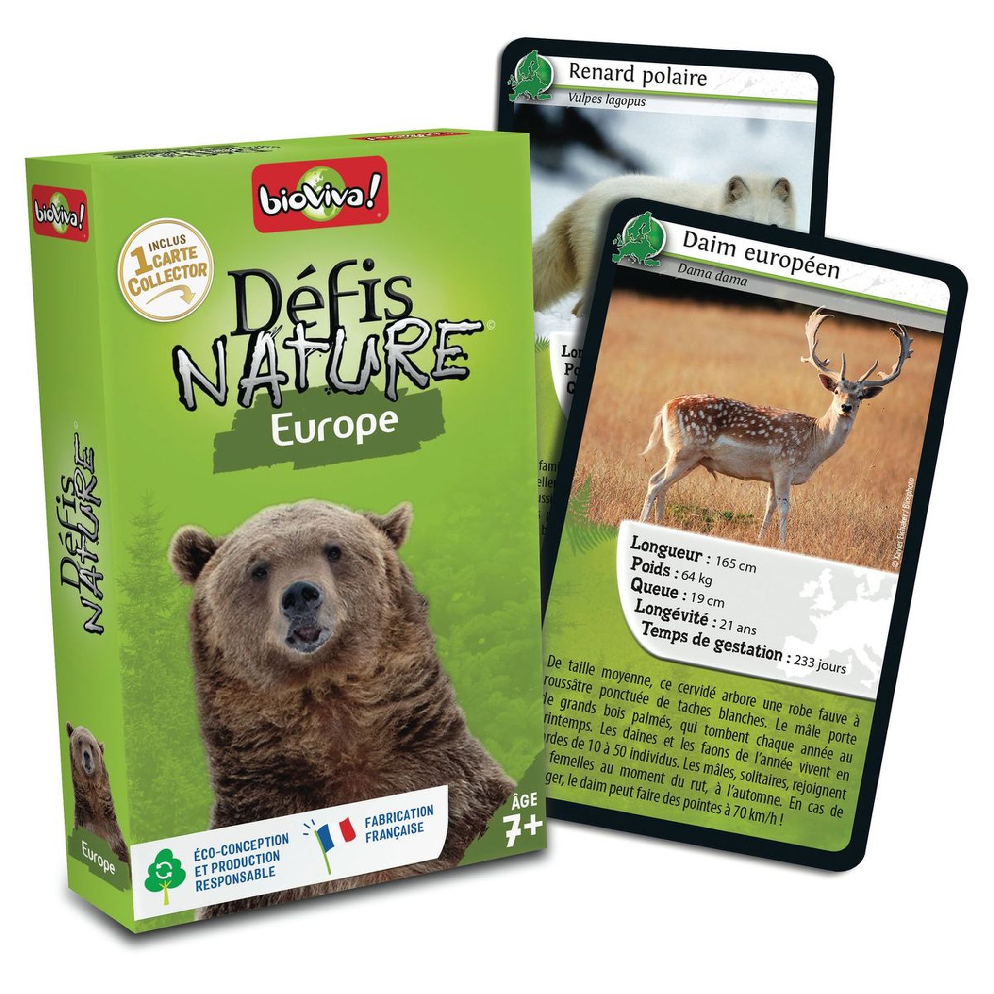 BIOVIVA Défis Nature Europe 36 cartes collector