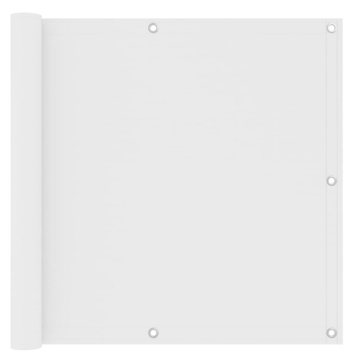 VIDAXL Ecran de balcon Blanc 90x300 cm Tissu Oxford