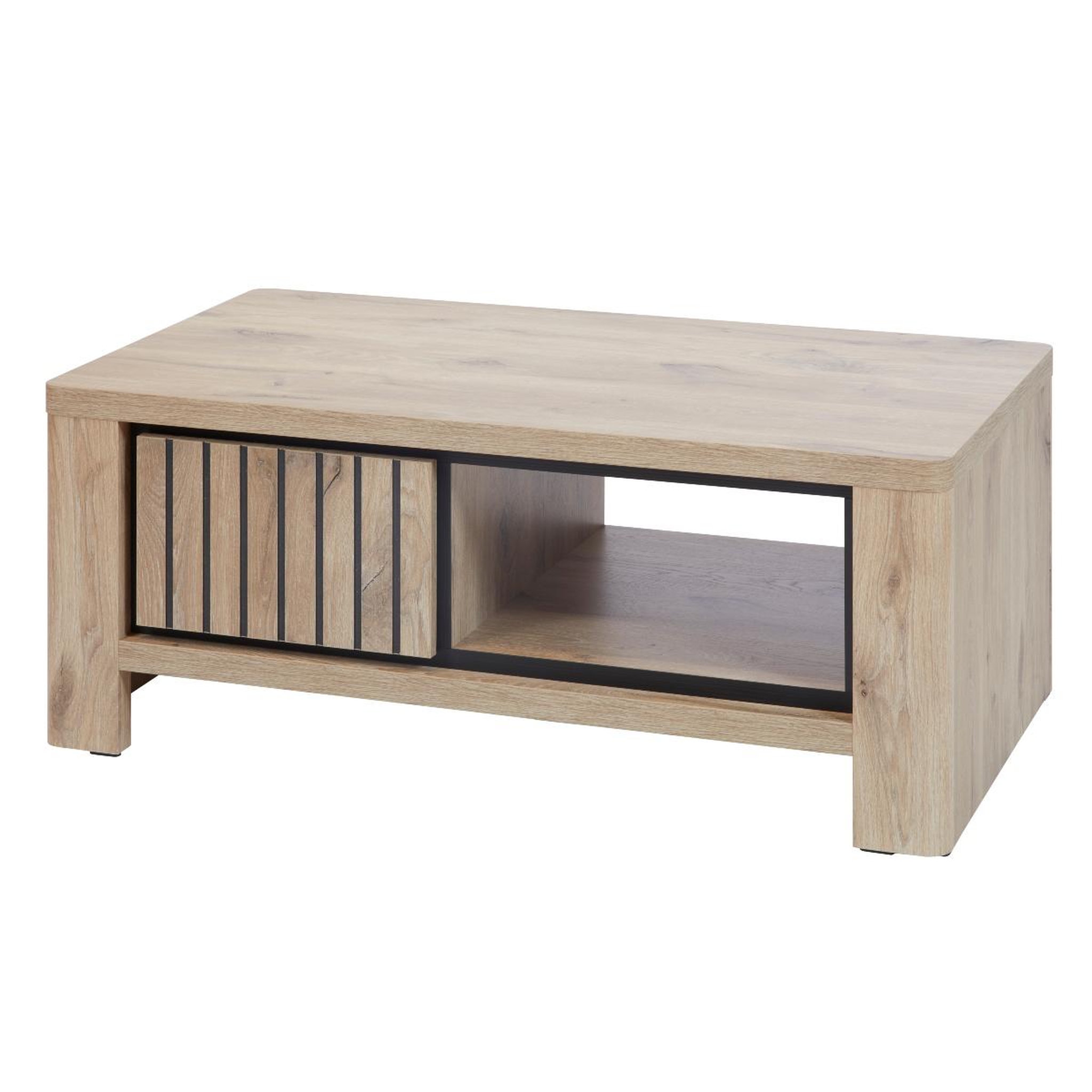 JLC KREATION Table basse industrielle 115cm santorini