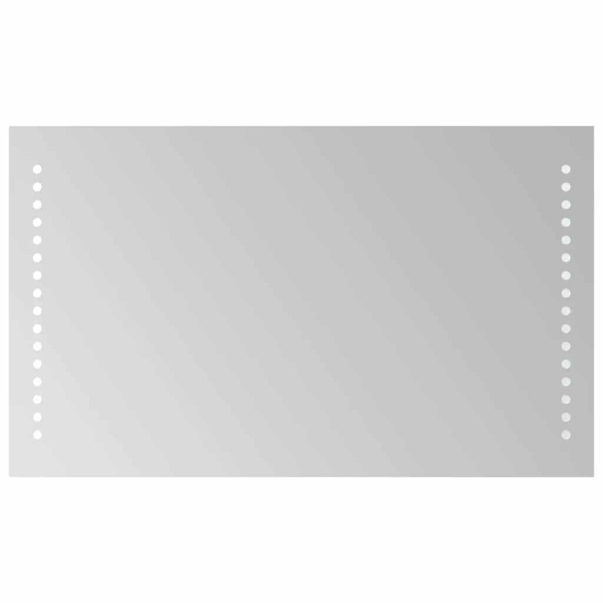 VIDAXL Miroir de salle de bain a LED 50x30 cm