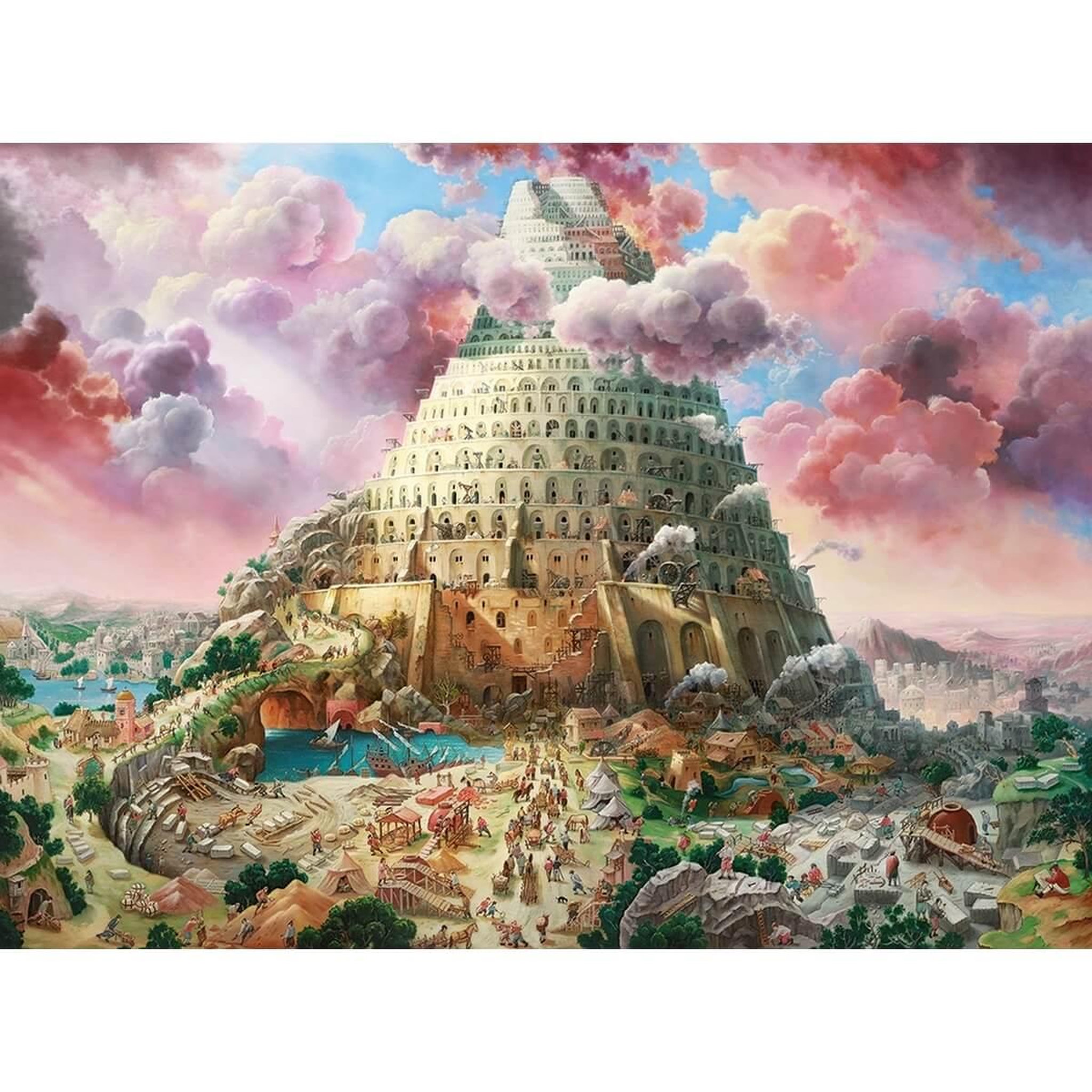 Castorland Puzzle 3000 pièces : la tour de babel