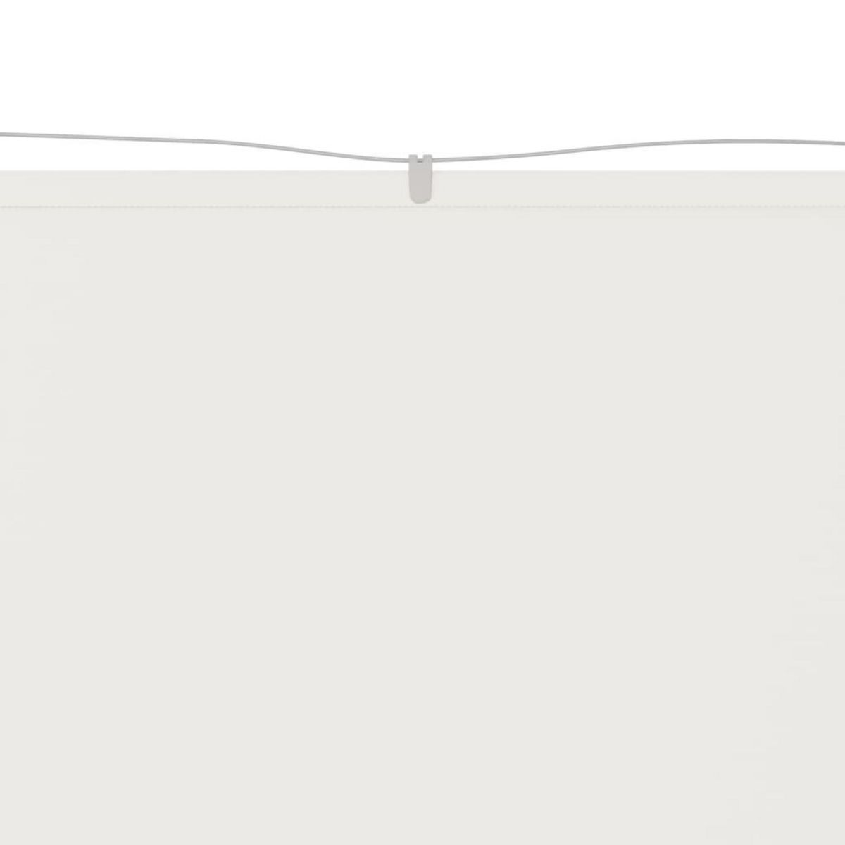 VIDAXL Auvent vertical Blanc 100x420 cm Tissu oxford