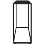 Voir la diapositive 3 : VIDAXL Table console Noir 100x35x75 cm Verre trempe
