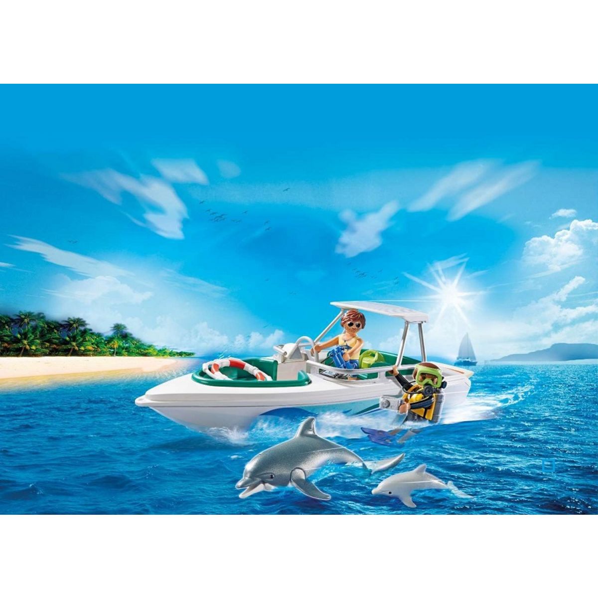 PLAYMOBIL 6981 - Family Fun - Bateau de plongée