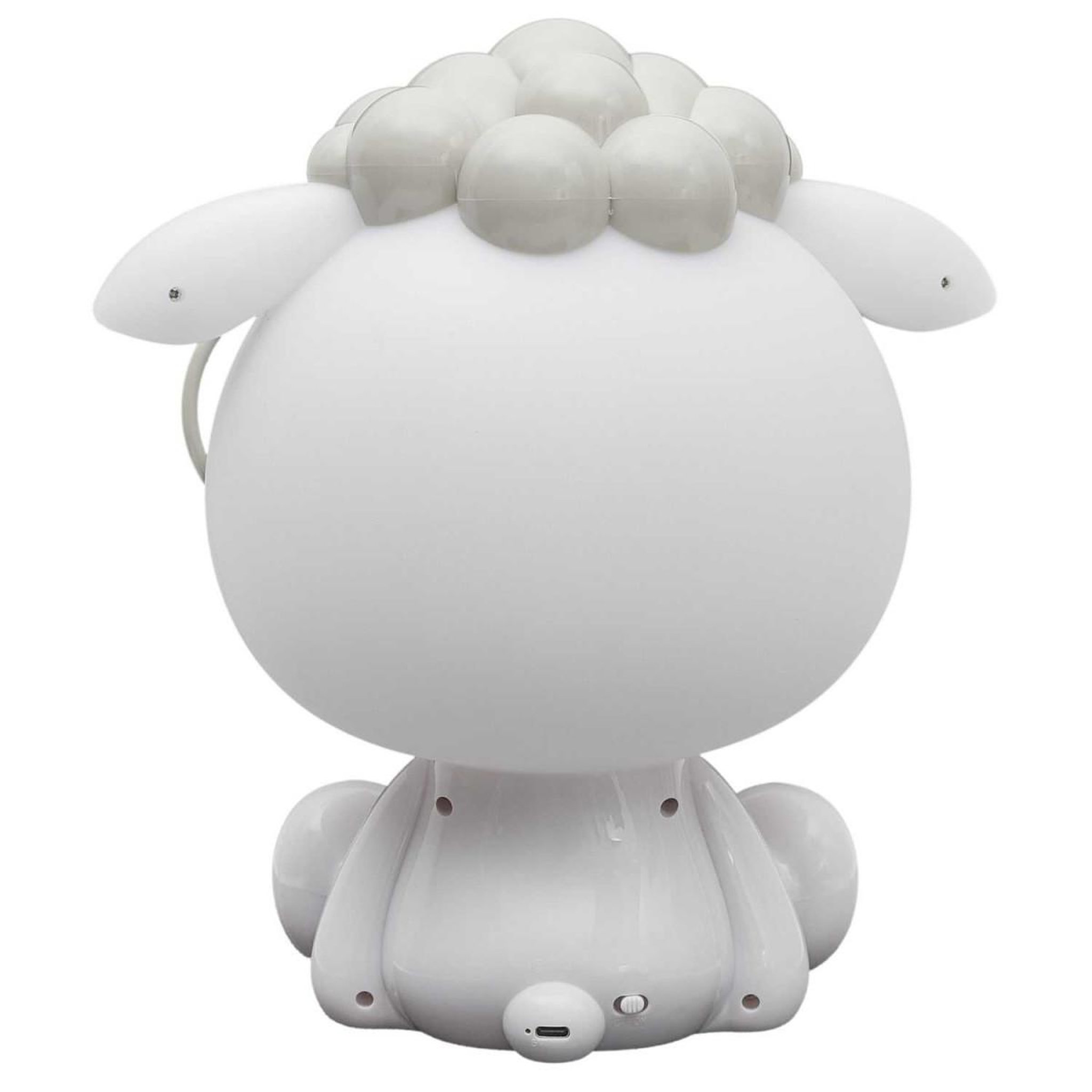 Voir la diapositive 4 : HOME DECO KIDS Veilleuse Enfant à LED  Mouton  25cm Blanc