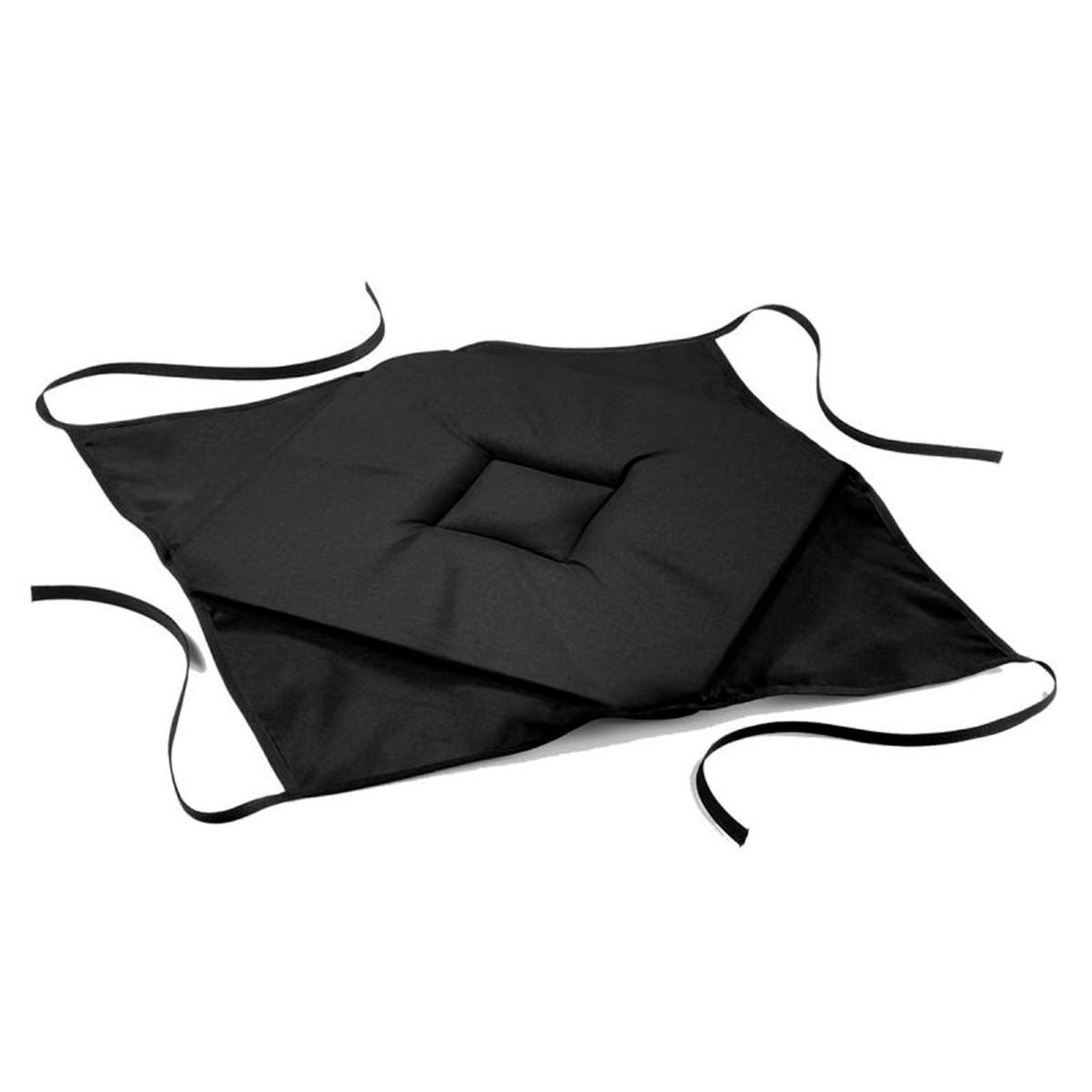 Douceur d'Intérieur Galette de chaise  essentiel  40x40cm noir