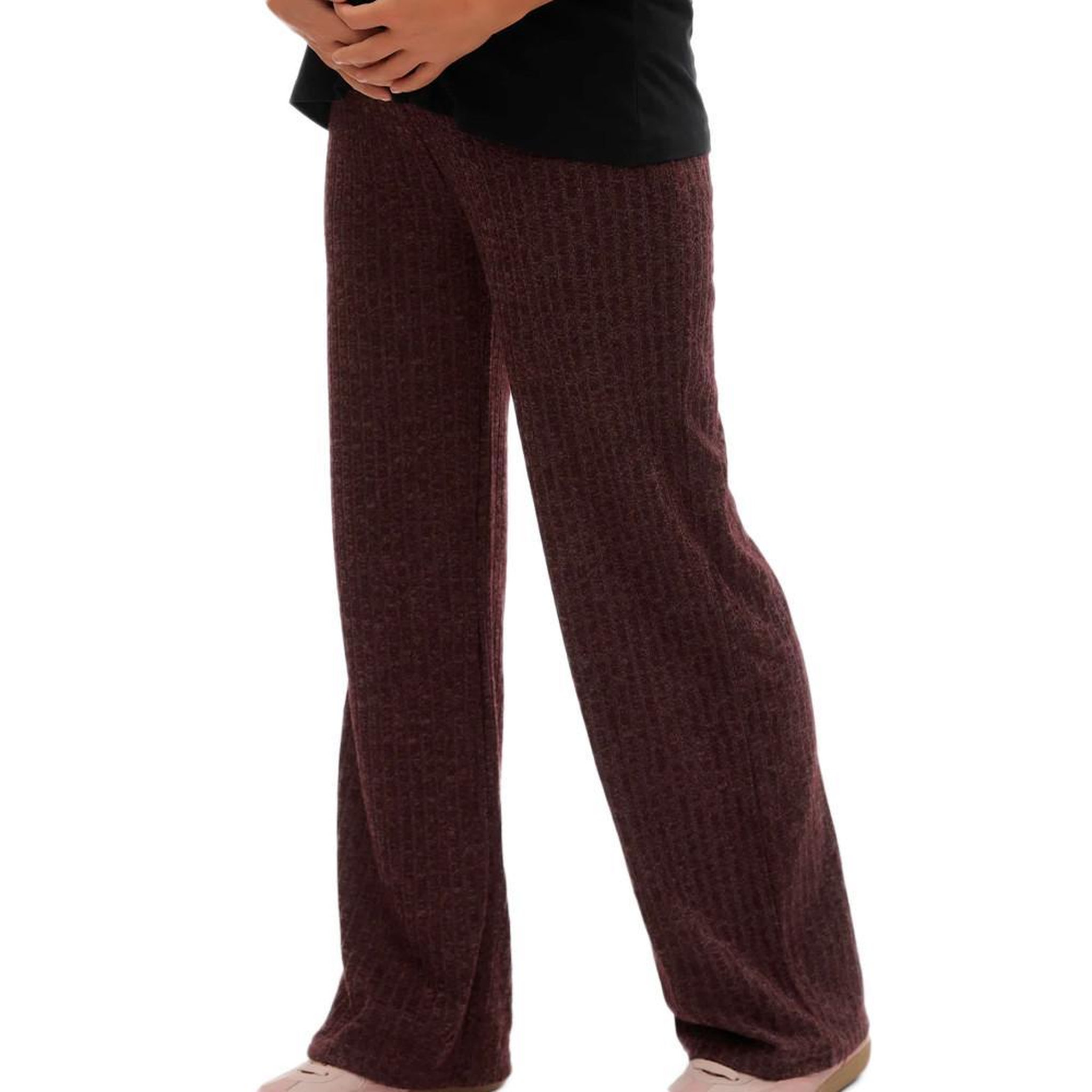 Voir la diapositive 1 : MAMALICIOUS Pantalon Prune Femme Mamalicious Clara
