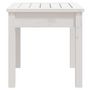 Voir la diapositive 5 : VIDAXL Banc de jardin blanc 50x44x45 cm bois massif de pin