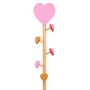 Voir la diapositive 2 : Atmosphera Kids Porte-Manteaux Enfant Cœur  Solea  135cm Naturel
