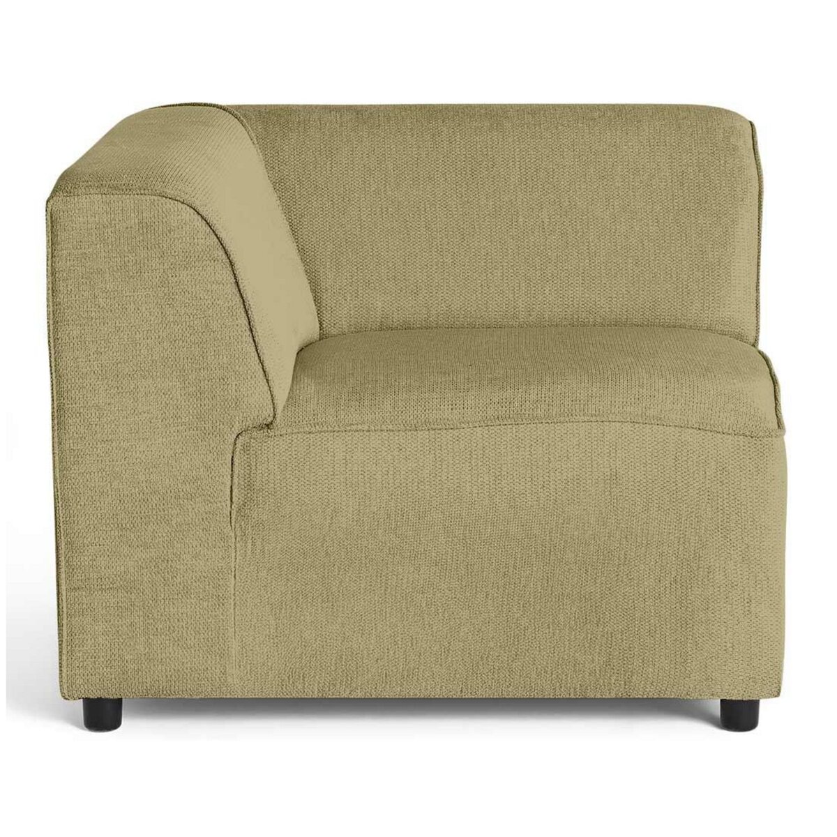 LISA DESIGN Suaro - module d'angle réversible en tissu texturé