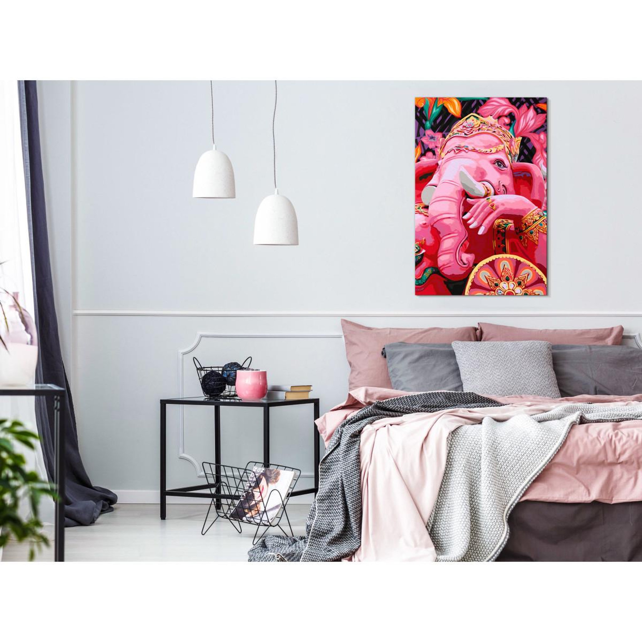Voir la diapositive 2 : Paris Prix Tableau à peindre soi-même  ganesha  40x60cm