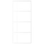 Voir la diapositive 3 : VIDAXL Porte coulissante Verre ESG et aluminium 90x205 cm Blanc