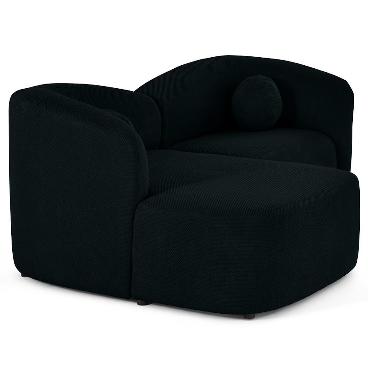 LISA DESIGN Charles - canapé d'angle gauche 4 places en velours texturé