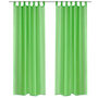 Voir la diapositive 1 : VIDAXL Rideau fin Vert pomme 140x175 cm 2 pcs