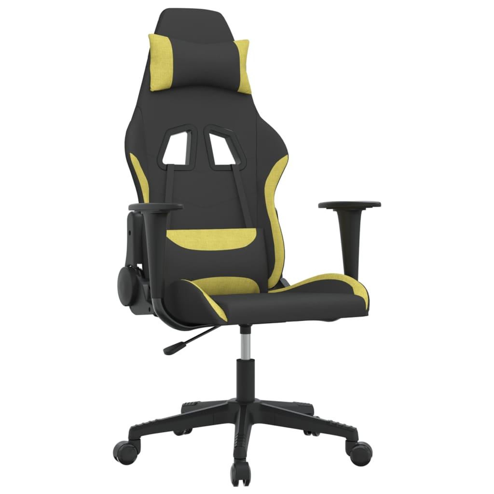 Voir la diapositive 2 : VIDAXL Chaise de jeu Noir et vert clair Tissu
