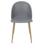 Voir la diapositive 3 : Paris Prix Lot de 2 Chaises Scandinave  Bergen  81cm Gris
