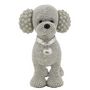 Voir la diapositive 2 : Paris Prix Statuette Déco Caniche Debout  Sparky  15cm Argent