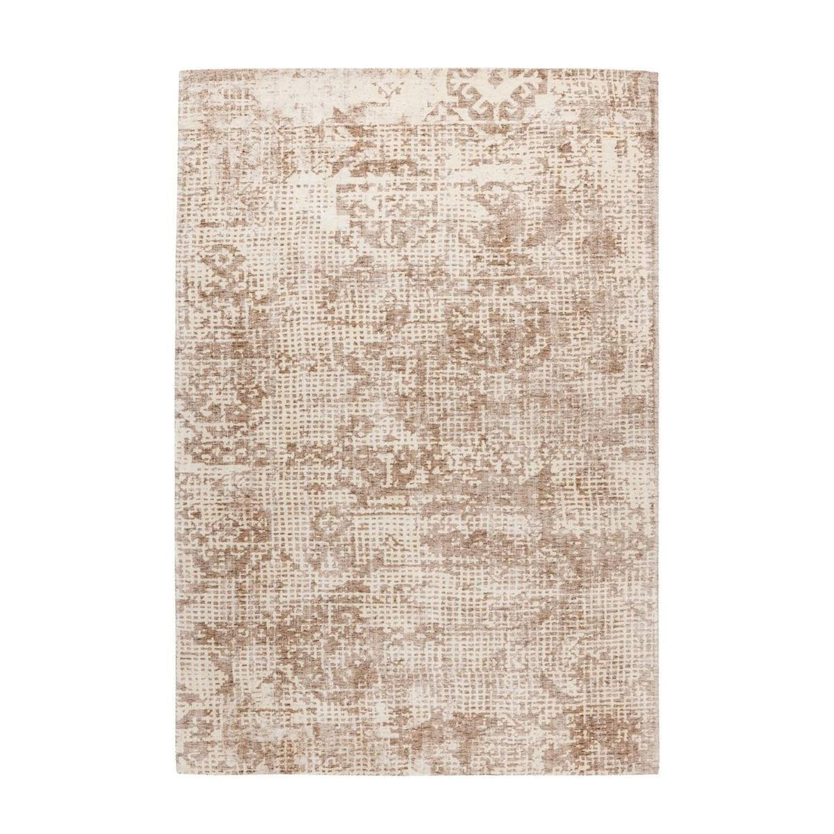 Paris Prix Tapis Tissé à Poils Courts  Puerto  Beige & Crème