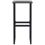 Voir la diapositive 5 : VIDAXL Tabourets de bar lot de 2 noir acier enduit de poudre
