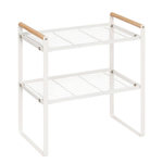 FIVE Étagère de Cuisine 2 Niveaux  Balm  33cm Blanc