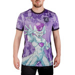 FREEGUN T-shirt homme Dragon Ball Z Freezer. Coloris disponibles : Violet