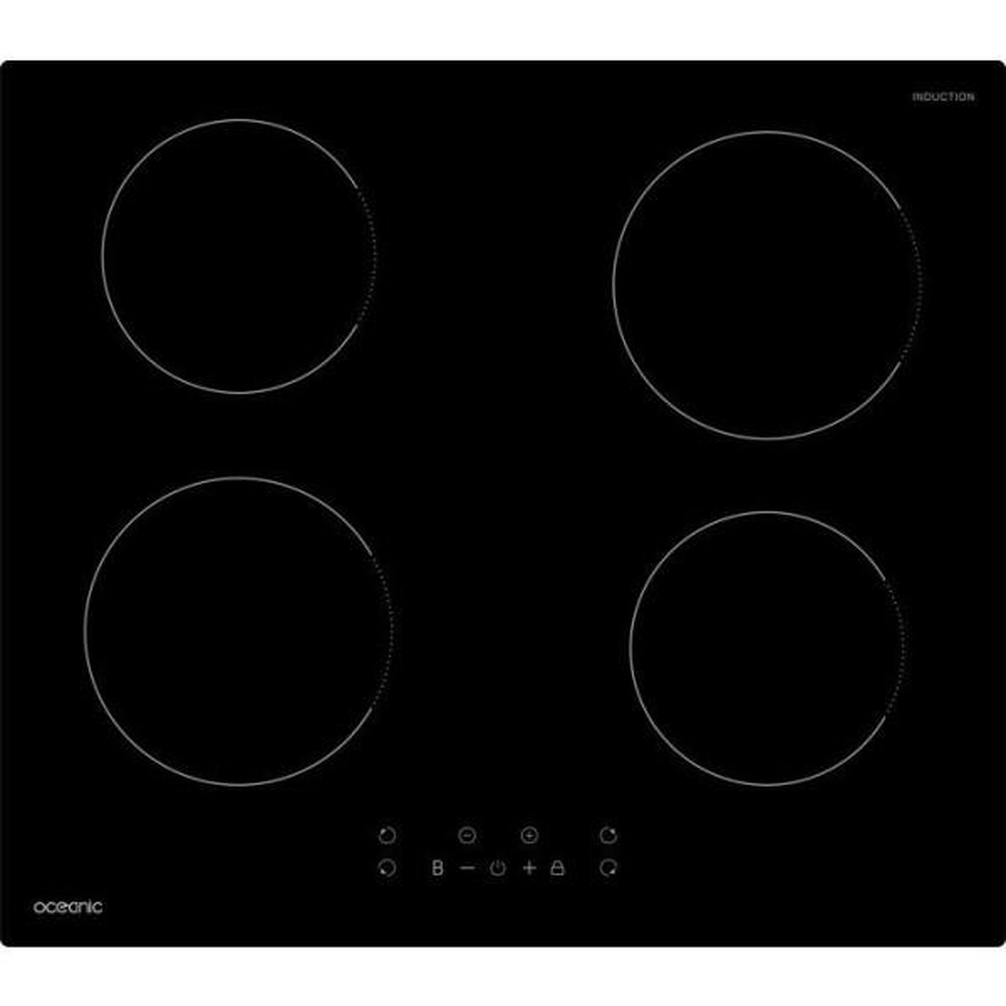 Voir la diapositive 3 : OCEANIC Table de cuisson a induction - OCEANIC - 4 foyers - L59 x P52 cm - OCEATI4Z7B