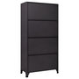 Voir la diapositive 5 : VIDAXL Armoire a casiers Anthracite 90x40x180 cm Acier