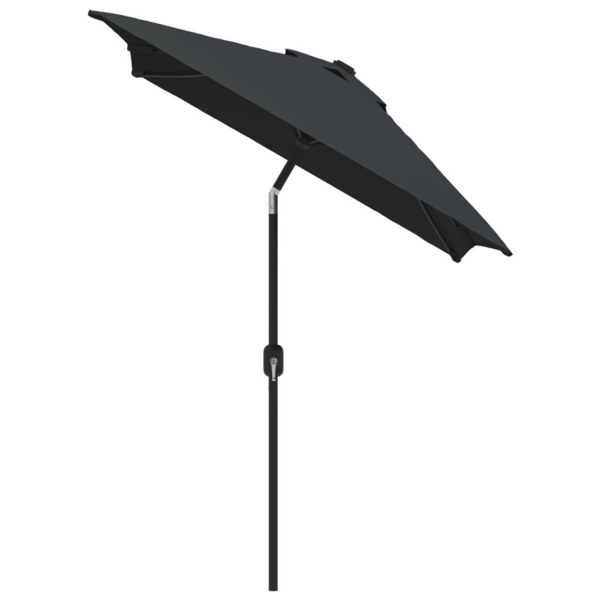 VIDAXL Parasol d'exterieur avec mat en metal 300x200 cm anthracite