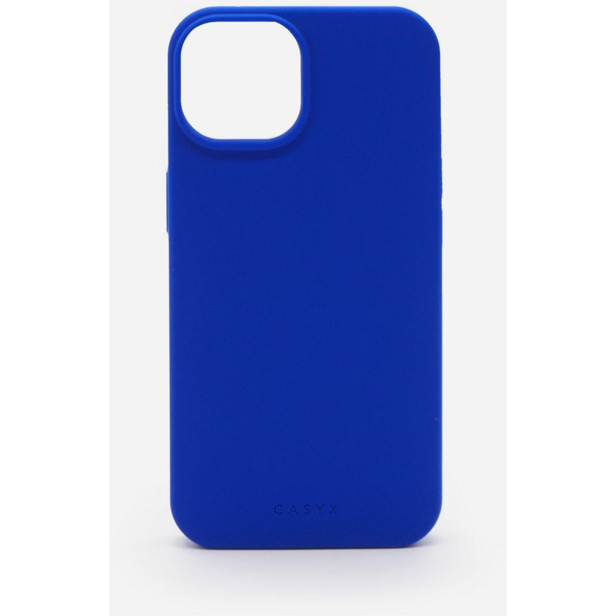 CASYX Coque iPhone 15 Plus Magsafe Bleu Majorelle