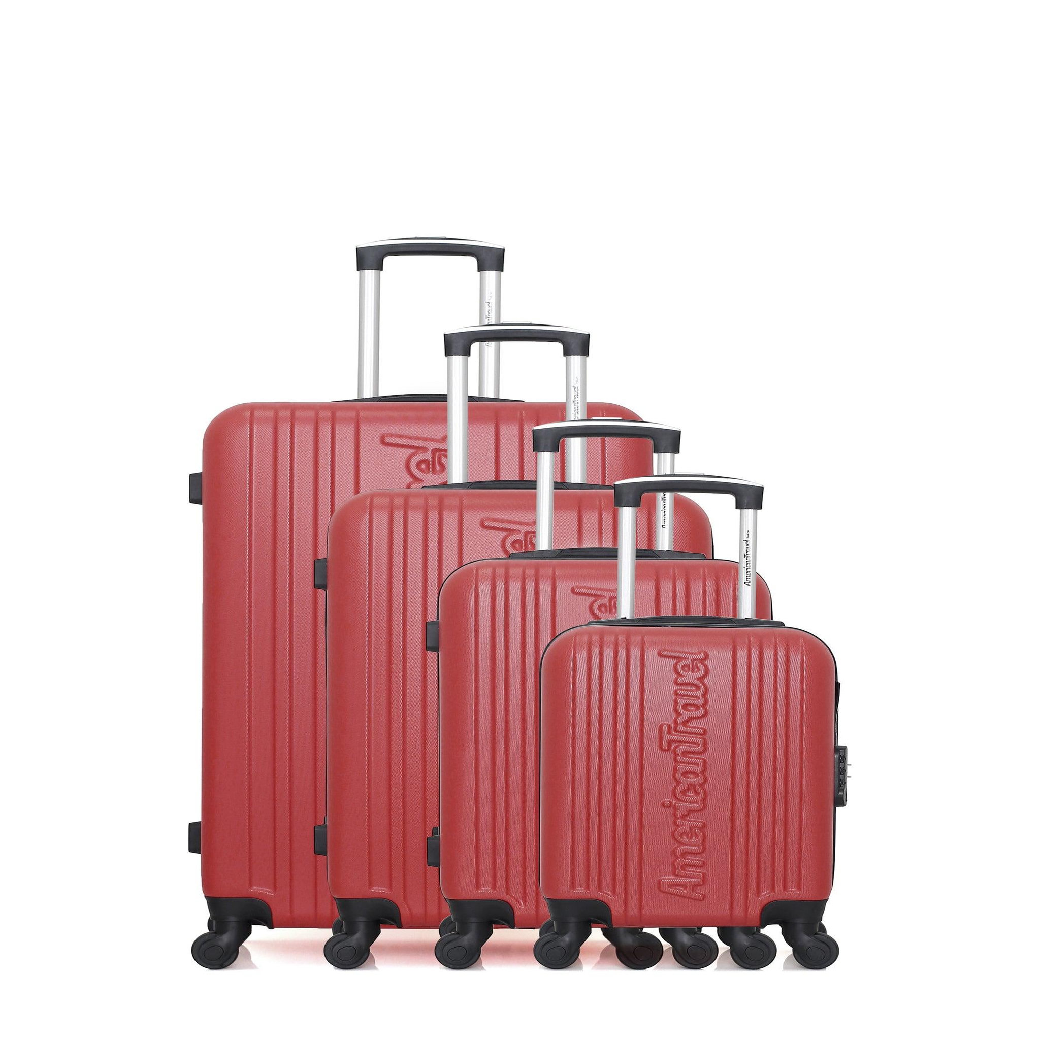 AMERICAN TRAVEL American travel - set de 4 valises springfield-m 75 cm 4 roues