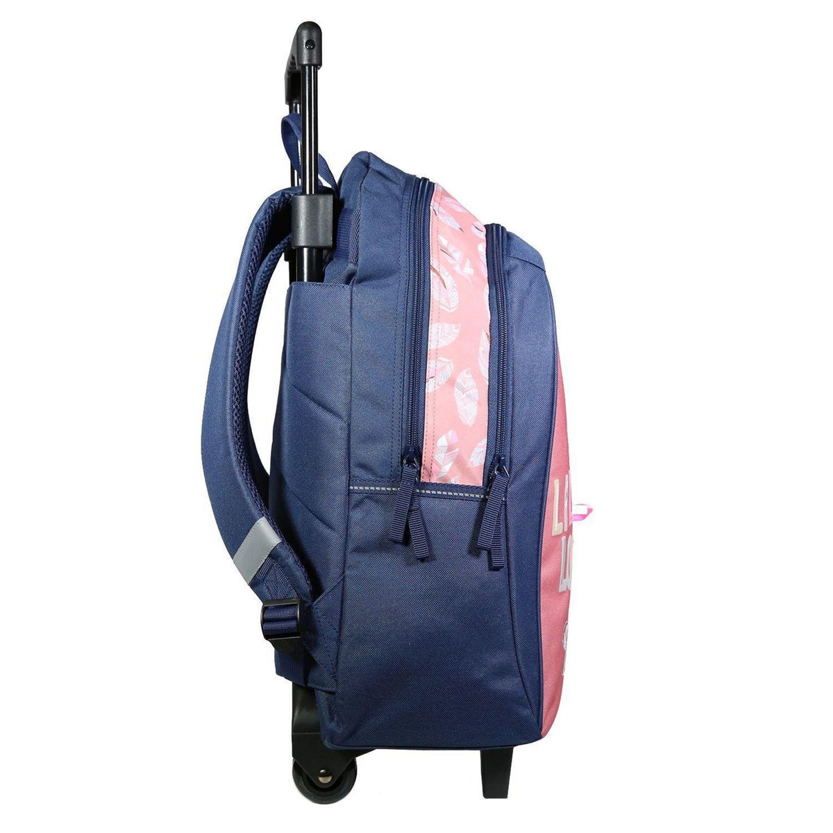 Bagtrotter BAGTROTTER Sac à dos à roulettes Lili Lou Chat Rose