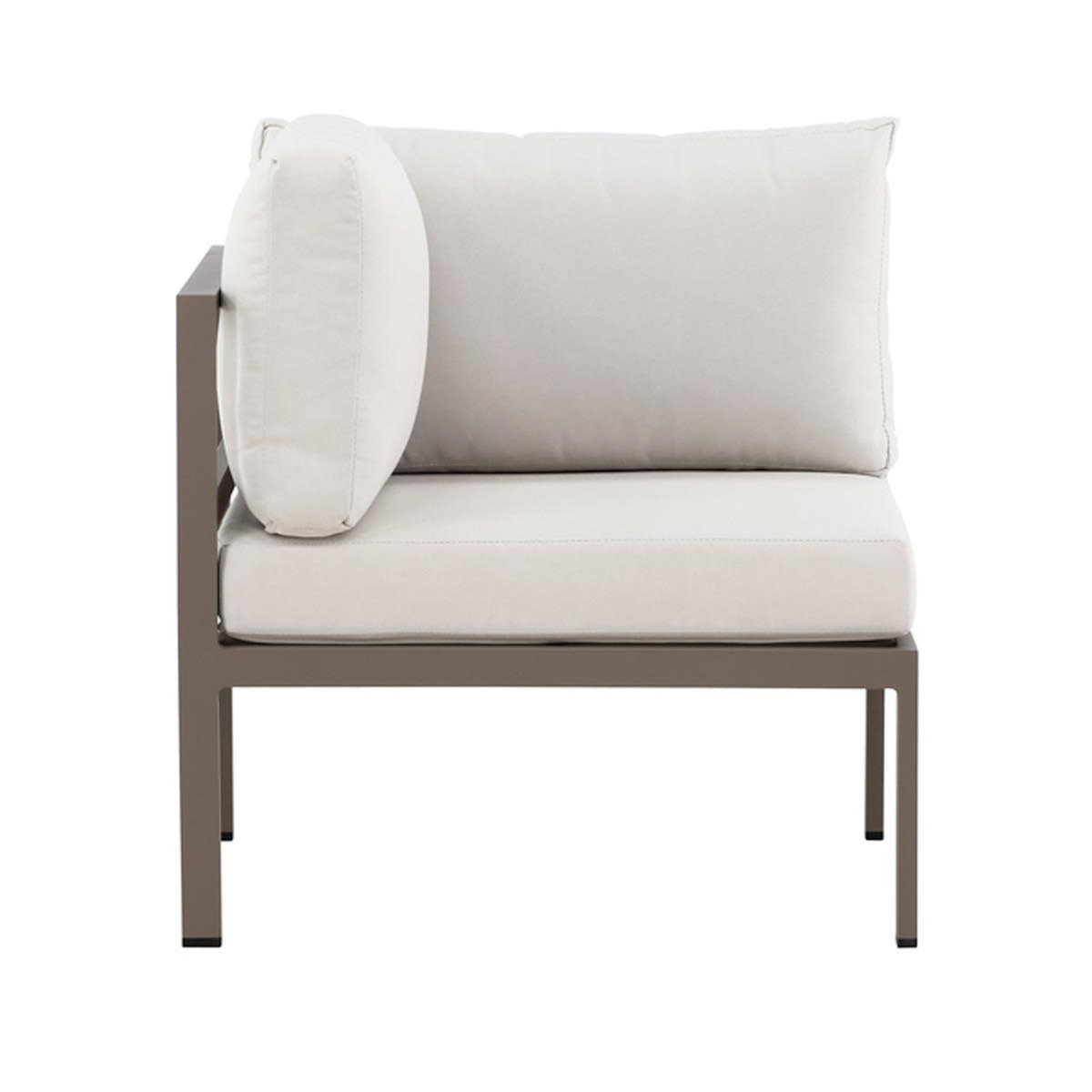 Paris Prix Module Canapé d'Angle de Jardin  Copacabana  74cm Marron