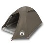Voir la diapositive 2 : VIDAXL Tente de camping a dome 2 personne marron impermeable