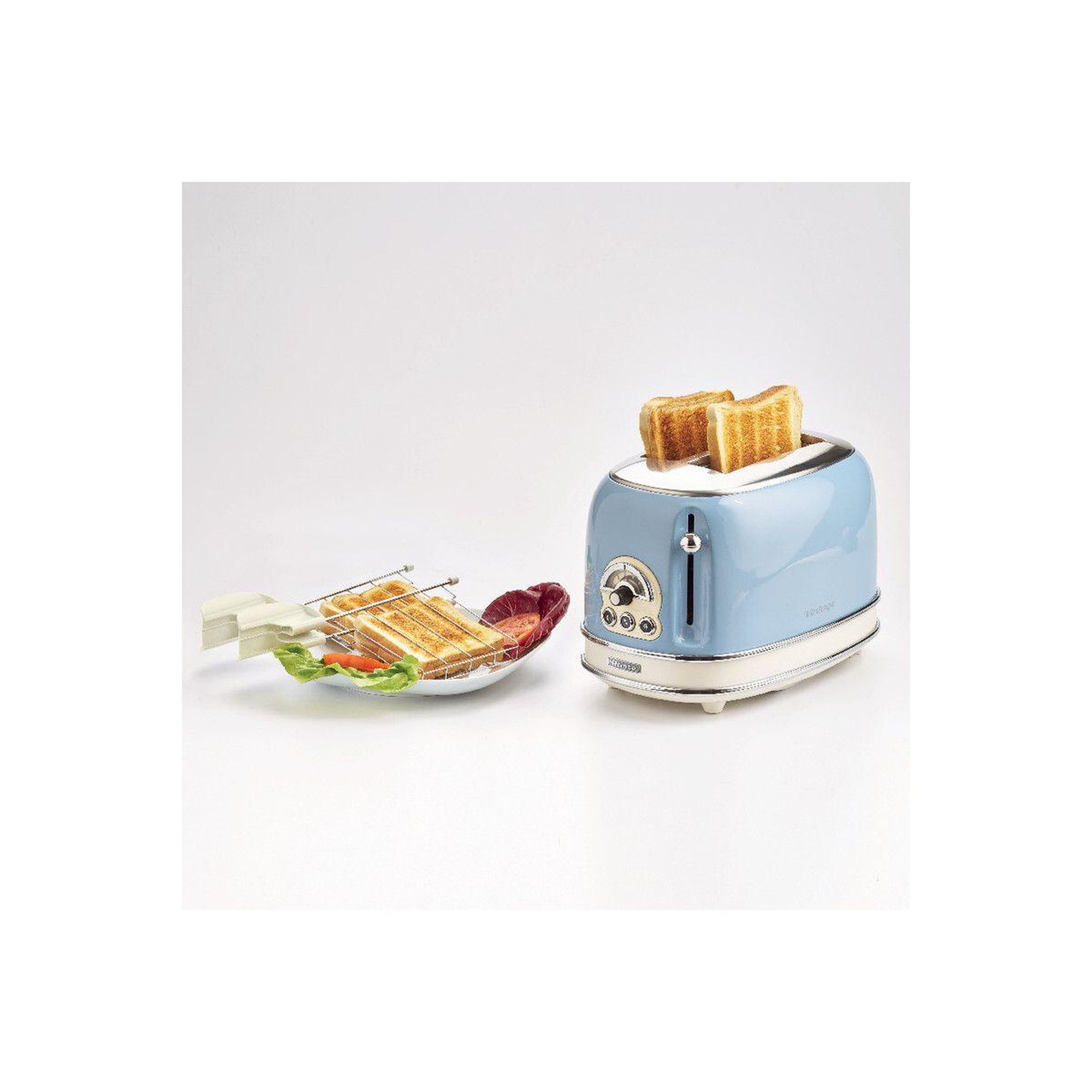 Voir la diapositive 4 : ARIETE Grille-pain vintage bleu
