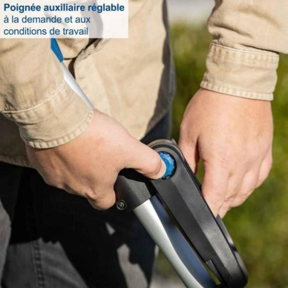 SCHEPPACH Coupe-bordures sans fil C-LT300-X - téléscopique + fonction 2 en 1 - SCHEPPACH 20V IXES - sans batterie ni chargeur