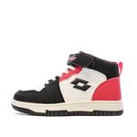 LOTTO Baskets  Blanche//Rose Garçon Lotto Ravenne. Coloris disponibles : Noir