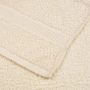 Voir la diapositive 6 : VIDAXL Serviettes de visage 4 pcs crème 30x30 cm 360 g m² 100% coton