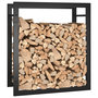 Voir la diapositive 5 : VIDAXL Portant de bois de chauffage Noir mat 50x28x56 cm Acier