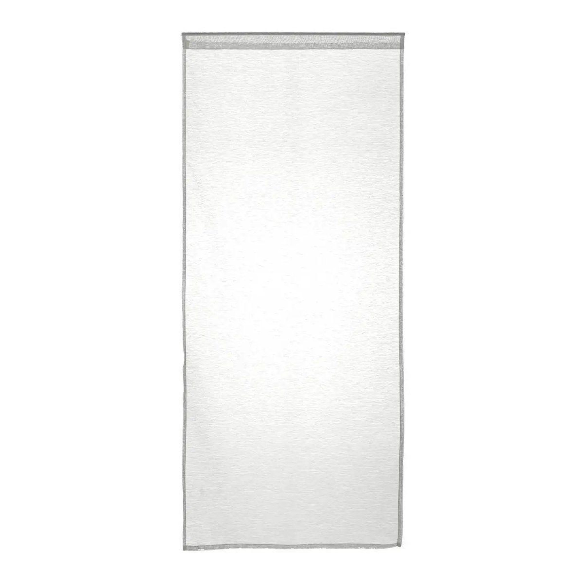ATMOSPHERA Lot de 2 rideaux voilage  moly  60x120cm blanc