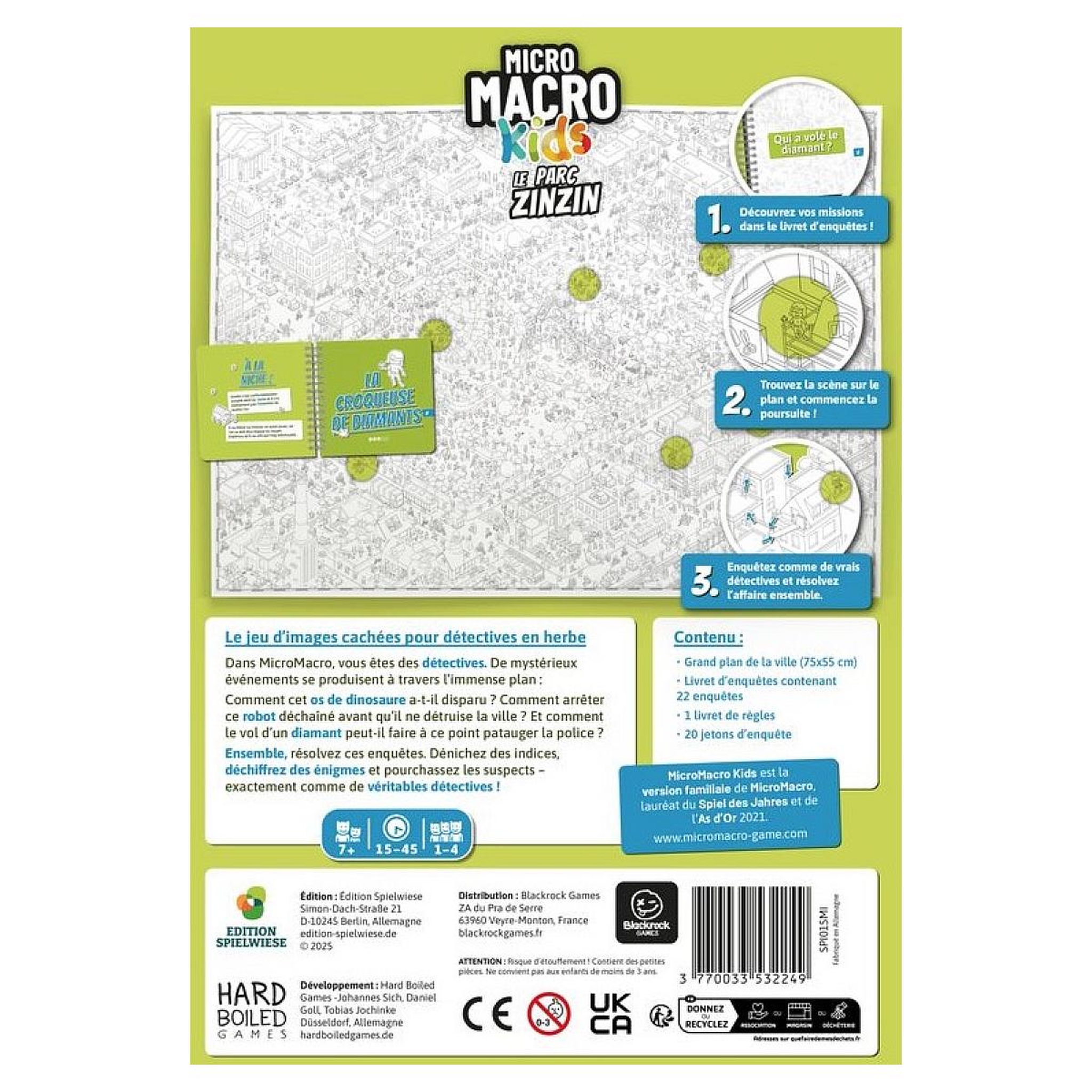 Voir la diapositive 3 : Blackrock Editions Micro Macro Kids - Le parc Zinzin