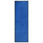 VIDAXL Paillasson lavable Bleu 60x180 cm