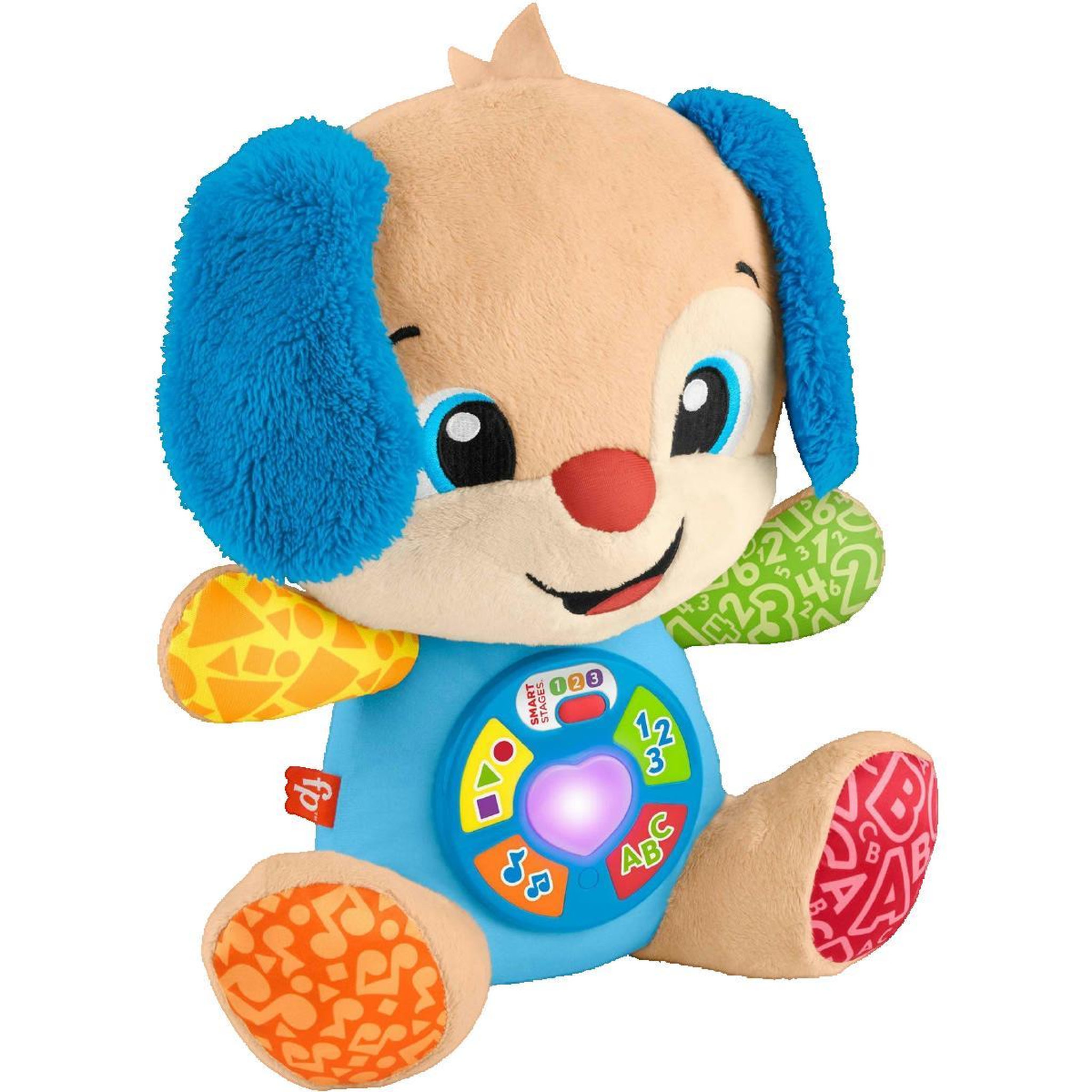 Voir la diapositive 2 : MATTEL Peluche interactive Mattel Szczeniaczek Uczniaczek colorée